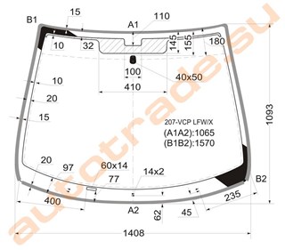 Стекло Peugeot 207 Иркутск