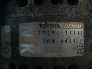 Генератор Toyota Corolla Axio Владивосток