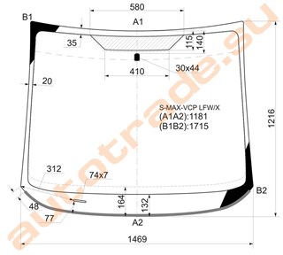Стекло Ford S-max Новосибирск