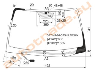 Стекло KIA Optima Новосибирск