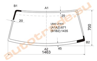 Стекло Mazda Proceed Иркутск