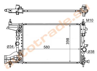 Радиатор основной Chevrolet Cruze Новосибирск