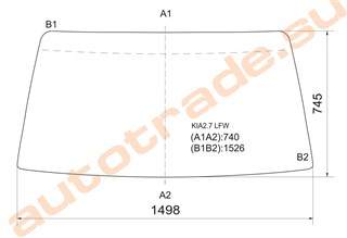 Стекло KIA Besta Иркутск