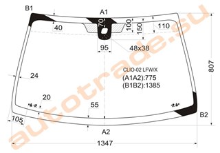 Стекло Renault Clio Красноярск