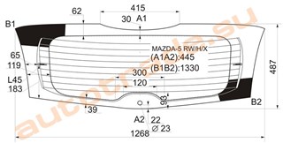 Стекло Mazda Premacy Владивосток