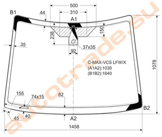 Стекло Ford C-max Улан-Удэ