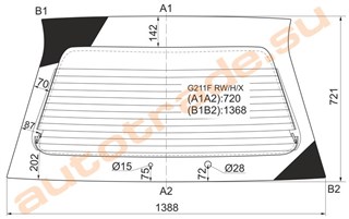 Стекло Mazda 626 Иркутск