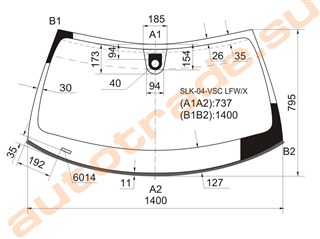 Стекло Mercedes-Benz SLK-Class Владивосток