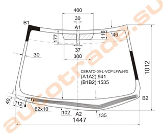Стекло Mitsubishi Forte Улан-Удэ