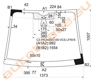 Стекло Citroen C3 Picasso Иркутск