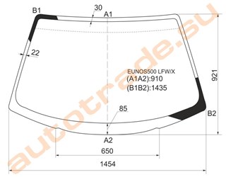 Стекло Mazda Eunos 500 Новосибирск