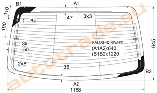 Стекло Chevrolet Aveo Красноярск