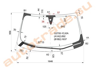 Стекло Infiniti FX37 Красноярск