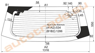 Стекло SsangYong Rexton Улан-Удэ