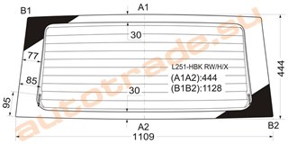 Стекло Daihatsu Cuore Иркутск