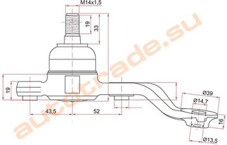Шаровая опора Lexus GS400 Иркутск