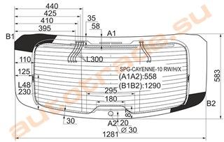 Стекло Porsche Cayenne Новосибирск