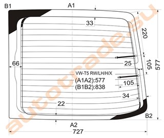 Стекло Volkswagen Multivan Красноярск