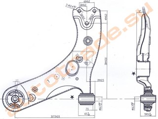 Рычаг Toyota Mark X Zio Иркутск