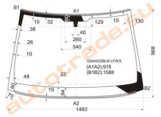 Стекло Opel Signum Иркутск