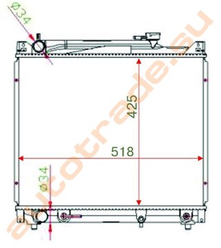 Радиатор основной Suzuki Grand Vitara Владивосток