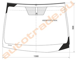 Стекло Lexus HS250H Владивосток