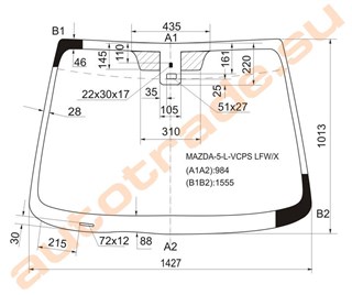 Стекло Mazda 5 Иркутск