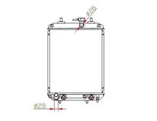 Радиатор основной Daihatsu Boon Владивосток