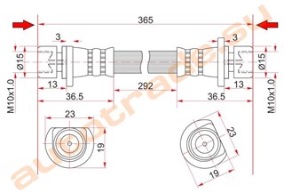 Шланг тормозной Honda Jazz Иркутск