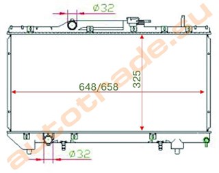 Радиатор основной Toyota Carina E Улан-Удэ