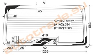 Стекло Ford Tourneo Connect Иркутск