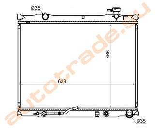 Радиатор основной KIA Sorento Улан-Удэ