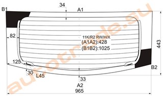 Стекло Subaru R2 Иркутск