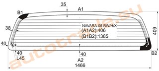 Стекло Nissan Navara Новосибирск