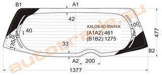 Стекло Daewoo Kalos Новосибирск