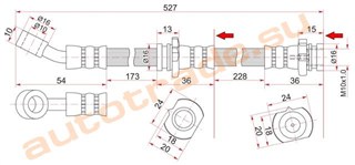 Шланг тормозной Nissan Almera Красноярск