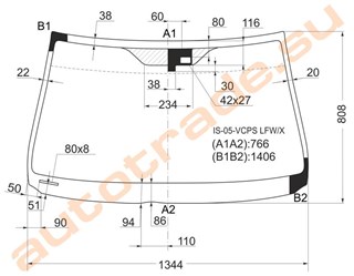 Стекло Lexus IS Иркутск