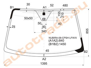 Стекло Chevrolet Nubira Иркутск