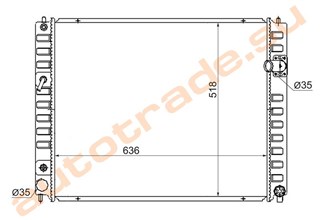 Радиатор основной Infiniti EX35 Улан-Удэ