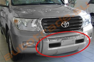 Накладка на бампер Toyota Land Cruiser 200 Москва