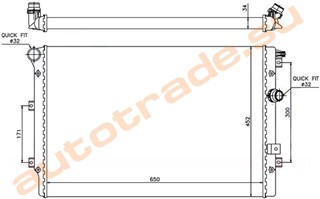 Радиатор основной Volkswagen Tiguan Иркутск