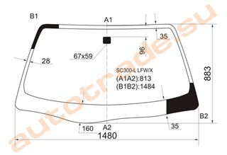 Стекло Lexus SC300 Красноярск