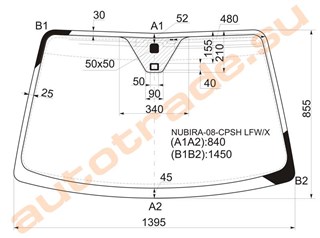 Стекло Chevrolet Nubira Владивосток