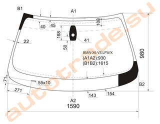 Стекло BMW X6 Иркутск