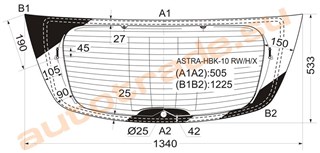 Стекло Chevrolet Astra Иркутск