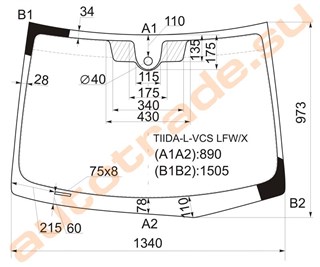 Стекло Nissan Versa Красноярск