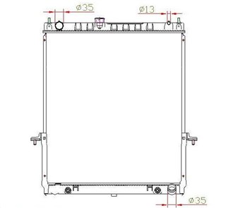 Радиатор основной Nissan Patrol Владивосток