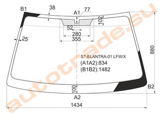 Стекло Hyundai Elantra Красноярск