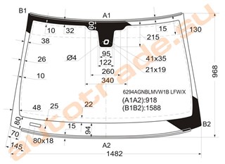 Стекло Chevrolet Vectra Новосибирск
