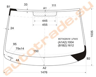 Стекло Volkswagen Touran Красноярск